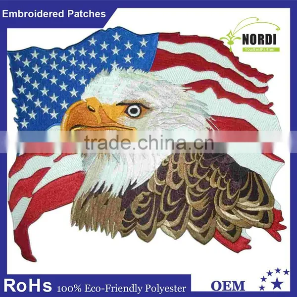 Hot Sale Backing Wholesale Embroidered Patches for Garment no Minimum photo-5