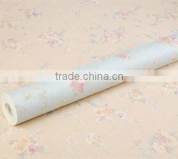 Korea Wallpaper With Small Flower for Household Usage photo-2