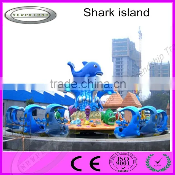 Manufacturer China Amusement Rides Water Kids Game Fight Shark Island For Sale photo-6