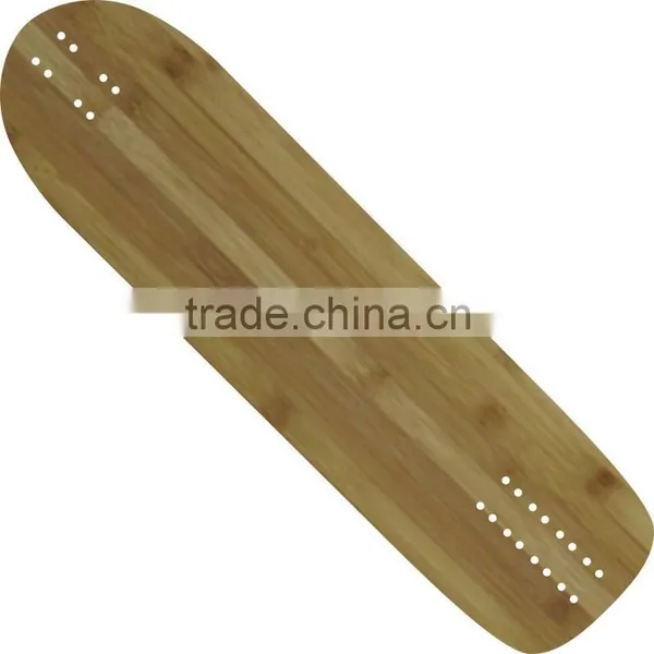 Blank Bamboo Drop-thru Freeride Girl Longboards Deck photo-4