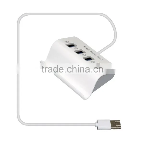 4 Ports USB 2.0 OTG HUB / Dock for Mobile Phone / Computer 480Mbps Transmission Speed photo-3