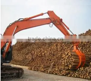 ZX55USR Hitachi Excavator Hydraulic Rotating Log Grapple, Wooden and Stone Grapple for Sale photo-3