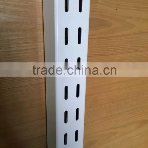 Heavy Duty 50*50 Metal Chrome Double Slotted Square Channel Tube photo-3