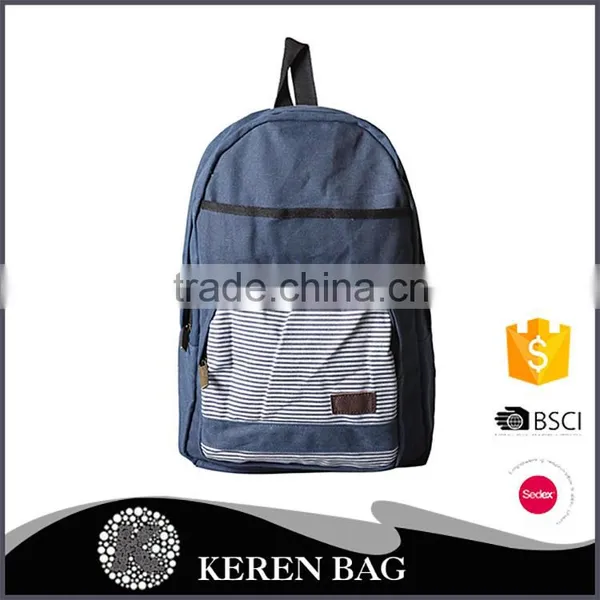 2016 Hot Sale Gray Blue Canvas 40l Backpack in China