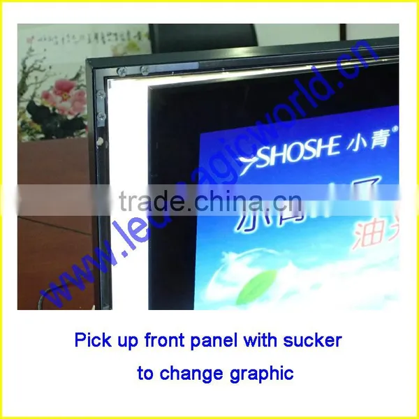 Magnetic Advertising Aluminum Snap Frame Led Extruded Aluminum Photo Frame photo-3