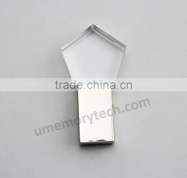 Gadgets Crystal Glass Usb Key Flash Drive 128mb Gift Small Flash Drive photo-4