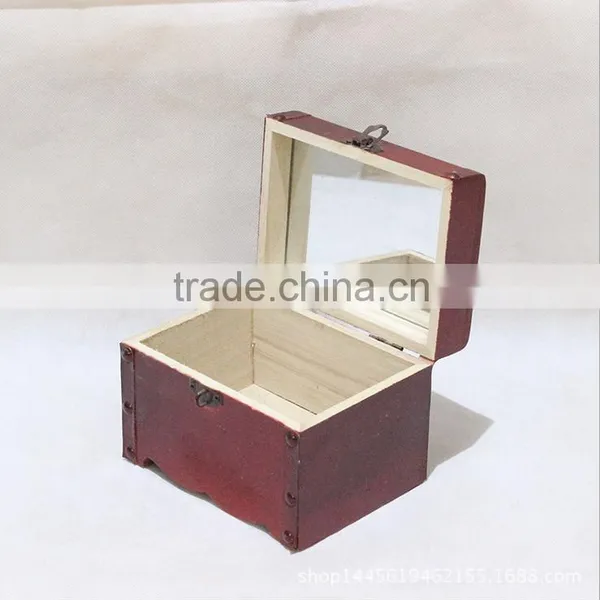 Chinese Factories Wholesale Custom High-grade Wooden Jewelry Box, Beautiful Gift Box photo-2