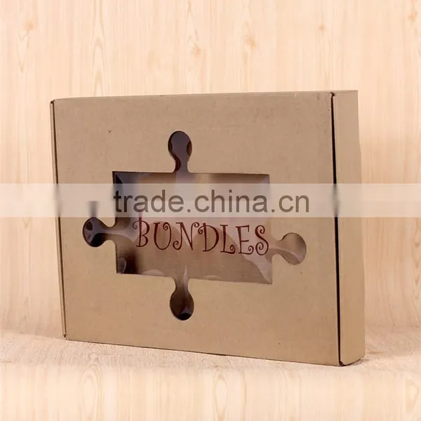 Custom Folding Kraft Paper Box For Packaging Food With No Glue photo-5