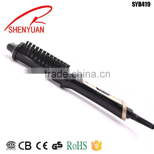 SYB419 Shenyuan Fast Heating and Cheap Fast Hair Straightener Brush photo-4