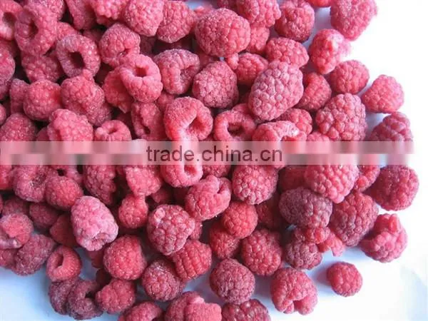 Grade A 95% Whole Frozen IQF Raspberry