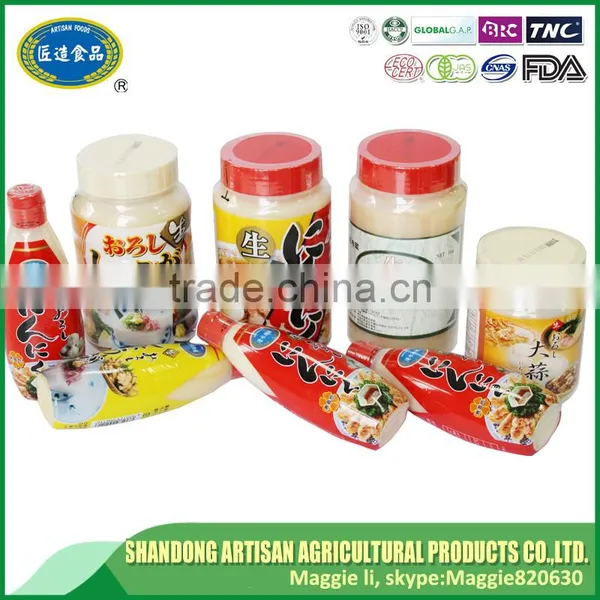 Bottle mashed garlic,garlic paste