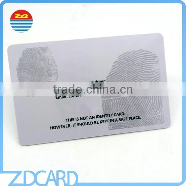 Cr80 Inkjet Printable RFID Contactless Smart PVC Card photo-2