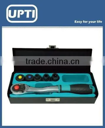 6 in 1 Interchangeable Ratchet Wrench Set