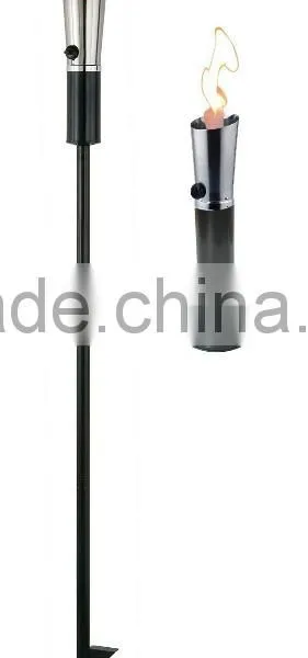 Outdoor Party Garden Backyard Camping Portable BBQ FloorStanding Tablestanding Stainless Steel Gas Lantern Torch photo-2