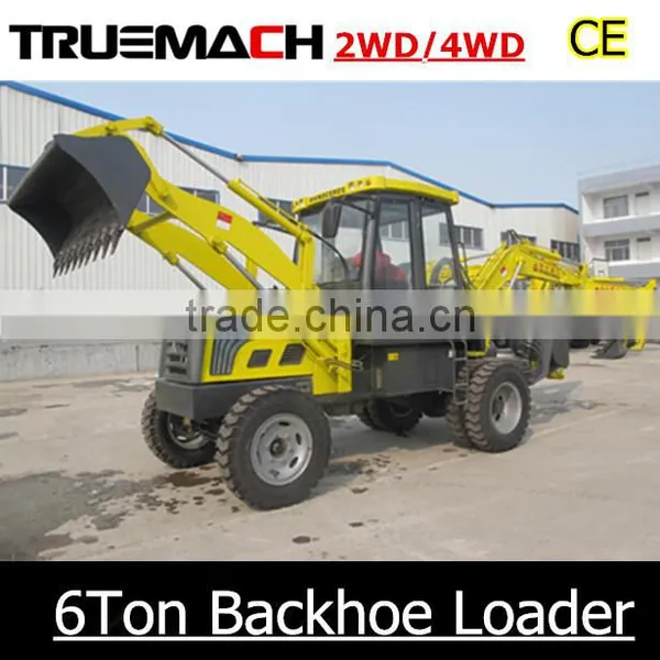 6Ton 2WD/4WD Backhoe Loader