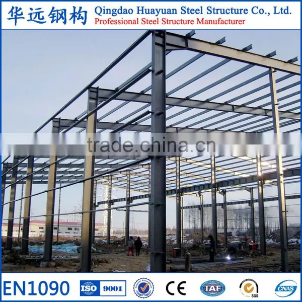 Fireproof Prefabricated Steel Workshop With 5 Tons Crane photo-6