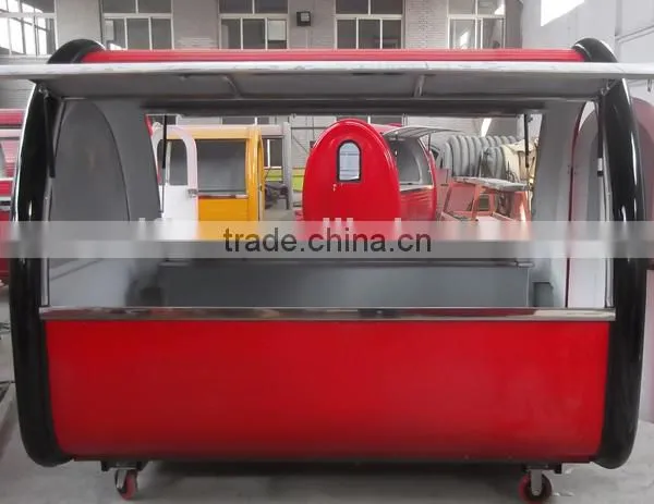 New Condition Hamberger Street Mobile Hand Push Food Cart for Sale photo-2