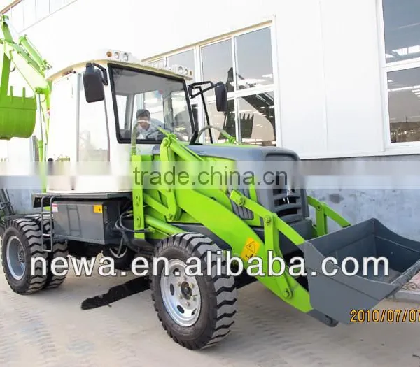 Hot!CE With Front Loader and Backhoe Excavator Compact Backhoe Loader photo-2