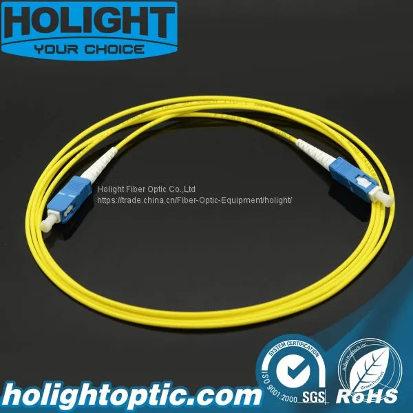 Fiber Optic Patchcord Sc to Sc Simplex LSZH Yellow photo-3