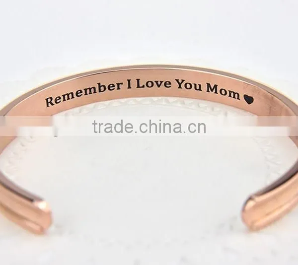 Hot Selling Women Gift Fashion Smart Message Stainless Steel Bracelet photo-4