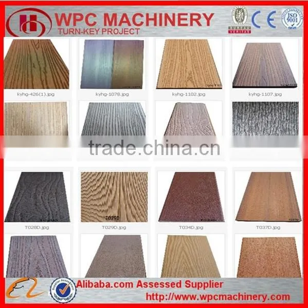 Small Volume Electrical Wpc Embossing Machine For Outdoor Floor photo-5