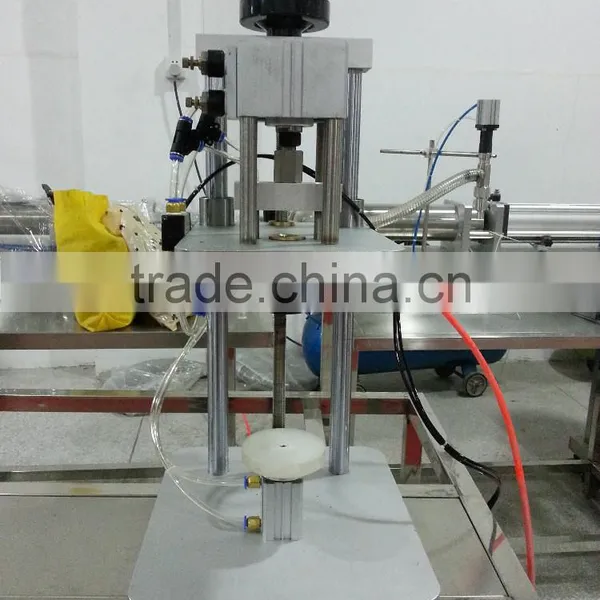 Pneumatic Perfume Capping Machine,Semi-automatic Perfume Bottle Crimper Machine photo-2