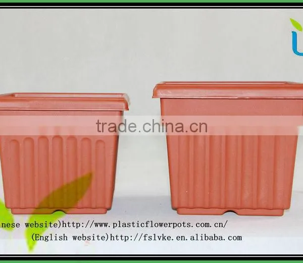 AM Square Pot/Plastic Flower Pot / Garden Pots /Nursery Planter photo-2