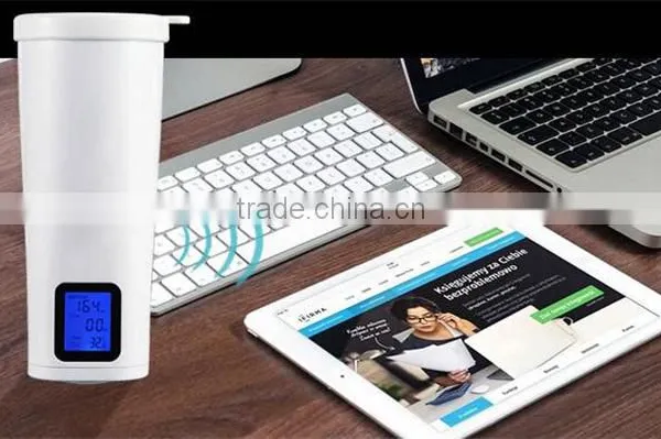 The Music of the Smart Glass USB Stainless Steel Automatic Reminding Thermal Insulation Cup Intelligent Display Glass photo-3