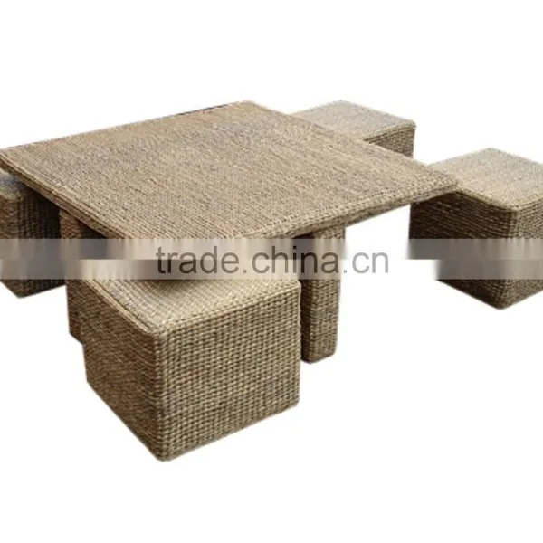 Polly Rattan Round Stools and Table photo-5