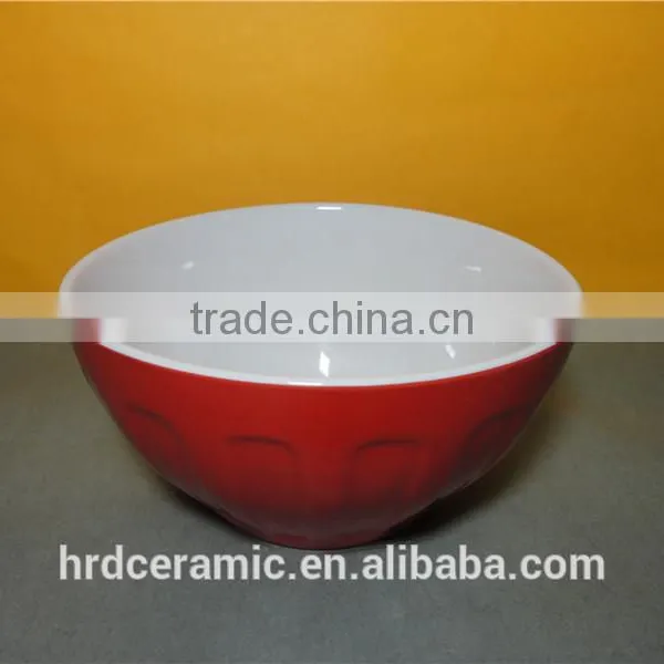 Fun White Modern Ceramic Glazed Bowl / Decorative Bowl photo-4