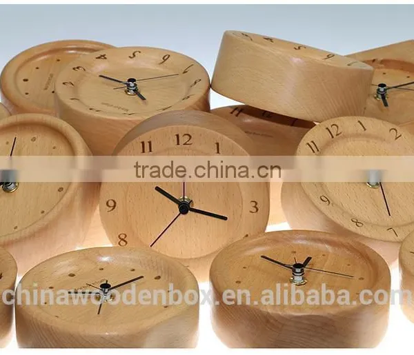 High Grade Carving Custom Wooden Digital Wall Clock photo-3