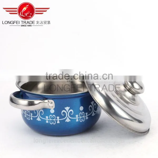 China Popular Shape High Quality Colorful Stainless Steel Soup Pot Set photo-5