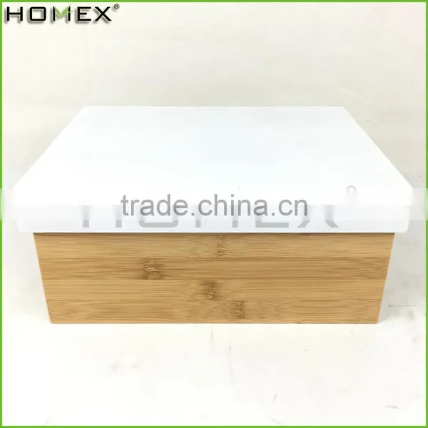 Bamboo Stackable Storage Box Storage Units Homex BSCI/Factory photo-5