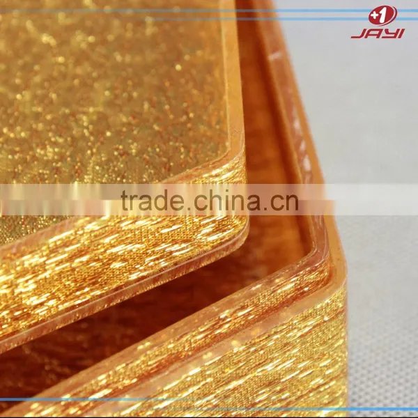 2017 New Design Houseware Golden Acrylic Plastic Packing Box photo-6