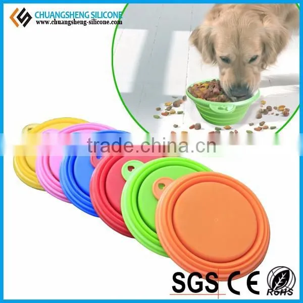 2010 Hot Selling Silicone Folding Suction Cup Bowl for All Kinds of Pets photo-4