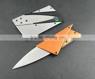 New! Card Sharp Credit Card Folding Razor Sharp Wallet Knife Survival Tool Thin photo-2