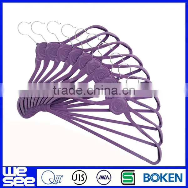 Rose Type Velvet Used Plastic Hanger photo-3
