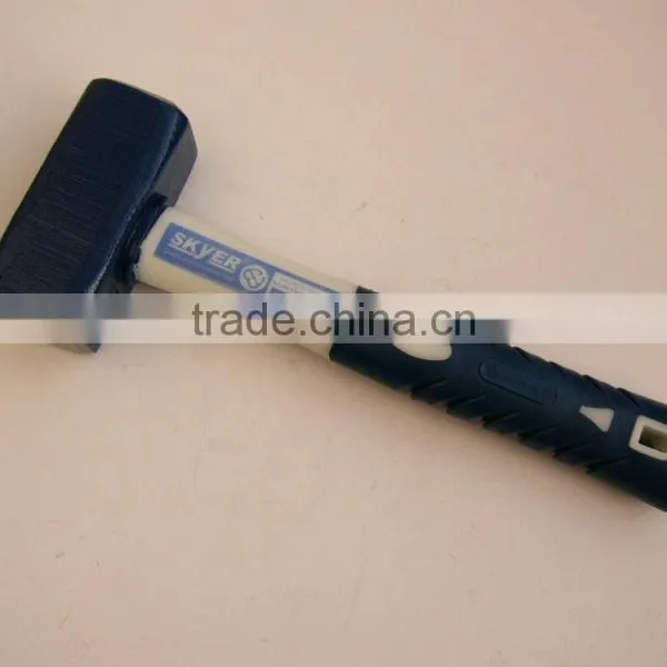 Carbon Steel Drop Forged Bush Hammer 800g With Fiberglass Handle photo-4