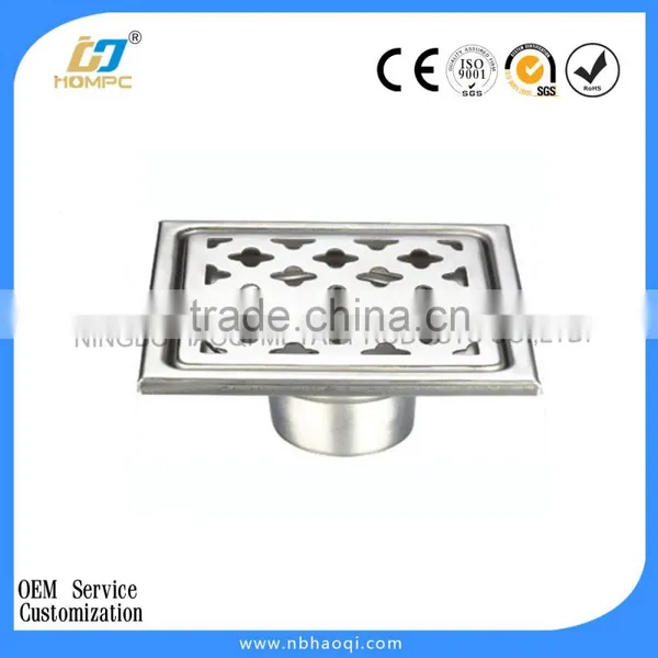 Chrome Brass Shower Linear Drain photo-4