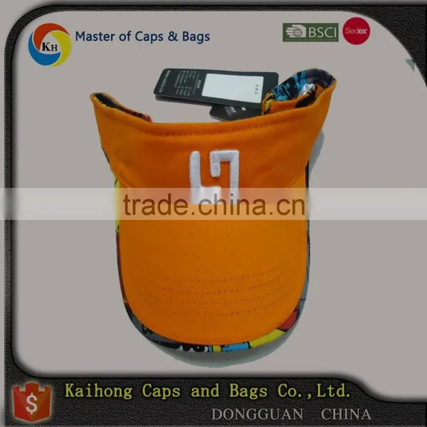 OEM Fashion High Quality Sports Custom Cheap Cotton Sun Visor photo-4