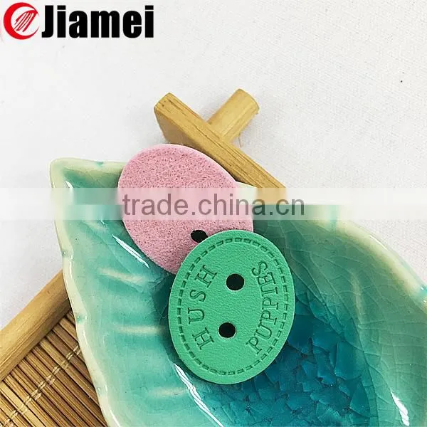 OEM Hole Cord Lock Stoppers Leather Cord Stoppers Colored pu Stopper photo-3