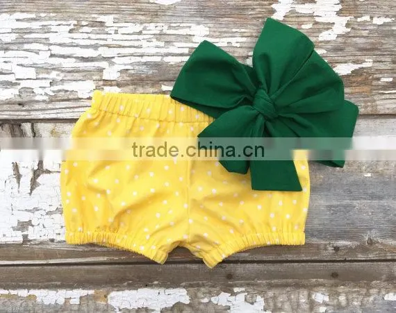 New Born Baby Clothes Wholesale Little Girl Summer Clothing Bloomer Set photo-6