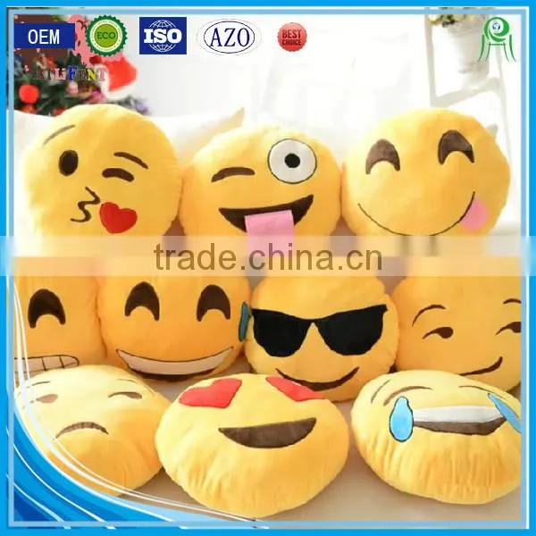 OEM Polyester Foam Baby Throw Pillow/wholesale Emoji Decorative Pillow/custom Neck Travel Pillow photo-5