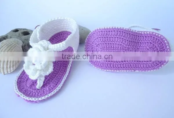 Dropship Hand Crochet Infant&toddler Newest Design Slippers Hot photo-3