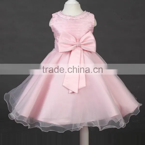 Special Design Bulk Girls Cotton Frock Designs Flower Wholesale Girls Party Dresses photo-5