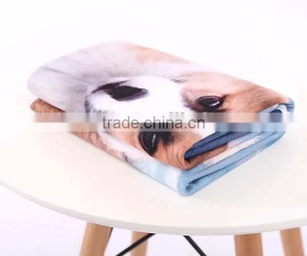 Custom Full Screen Printing Fleece Thermal Throw Carpet For Dogs photo-2