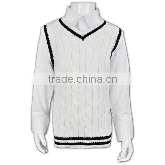 Warmer Cardigan Knit For Children School Uniform photo-3