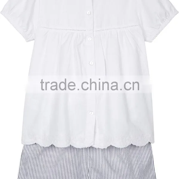 2017 Summer Season Custom Made Design for Kids Clothing T Shirt and Shorts Set photo-2
