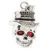 Metal Crystal Human Skeleton Shaped Jewelry USB Flash Drive