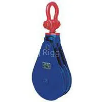 H409 Light Type Champion Snatch Block .double With Shackle